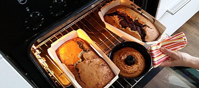 Der Kuchen ist gebacken .....